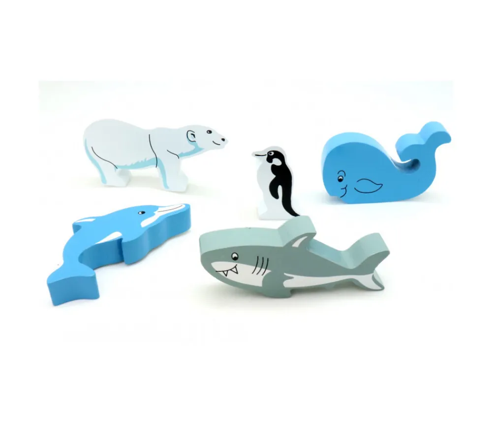 Tout Pour le Jeu Baleine en bois 11 x 7.8 x 2.5cm