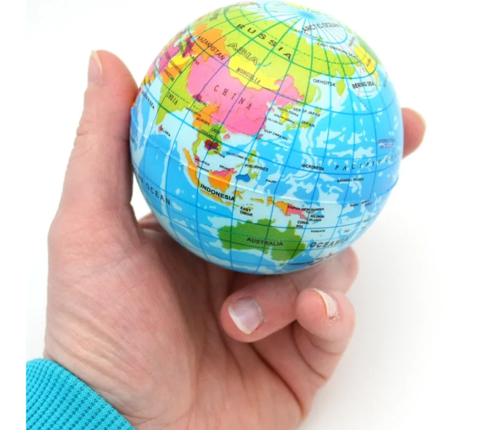 Tout Pour le Jeu Balle globe terrestre 7.5 cm type antistress