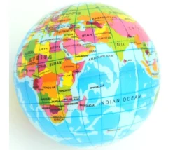 Tout Pour le Jeu Balle globe terrestre 7.5 cm type antistress