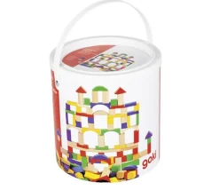 Enfant Tout Pour le Jeu Baril 100 blocs bois de construction colorés pour jeux