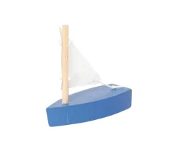 Tout Pour le Jeu Bateau en BOIS bleu 62x25x65 mm