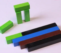 Tout Pour le Jeu Batonnet en bois vert de 3 cm - 10x10x30 mm