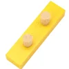 Tout Pour le Jeu Bûchette jaune avec 2 tiges 8x12x48 mm pions en bois pour jeu