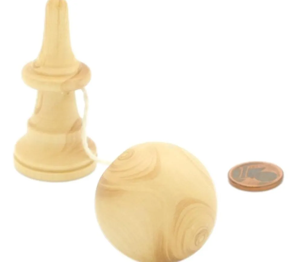 Tout Pour le Jeu Bilboquet en bois mini modèle 6 cm