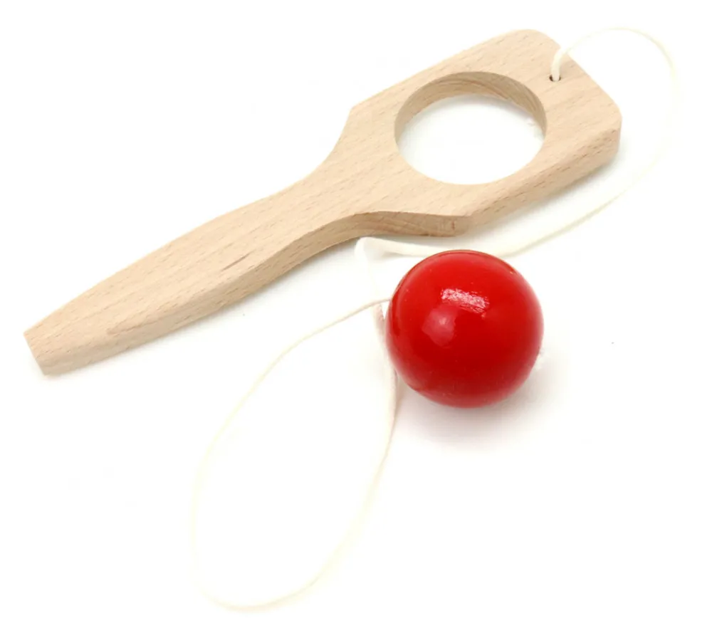 Tout Pour le Jeu Bilboraquette 16 cm en bois avec boule