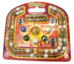 Tout Pour le Jeu Billes assorties de jeu - 90 pièces : 84 billes + 5 calots + 1 boulet