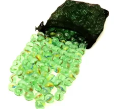 Tout Pour le Jeu Billes en verre pour jeu lot d'environ 200 billes + 4 boulets