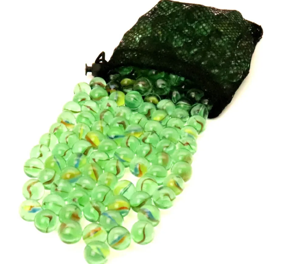 Tout Pour le Jeu Billes en verre pour jeu lot d'environ 200 billes + 4 boulets