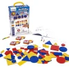 Tout Pour le Jeu Blocs logiques 2 tailles : jeu 60 formes géométriques + 16 fiches d'activités