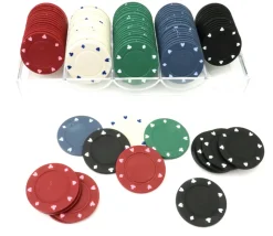 Tout Pour le Jeu Boite 100 jetons pour jeu de poker - fiches 40 mm