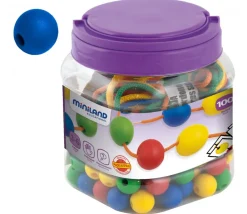 Tout Pour le Jeu Boite 100 perles rondes colorées 20 mm de diamètre