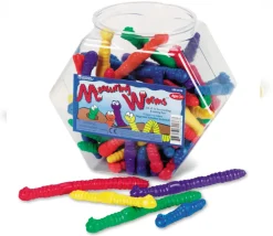 Tout Pour le Jeu Boite 72 pions Chenilles de mesure - 4 longueurs