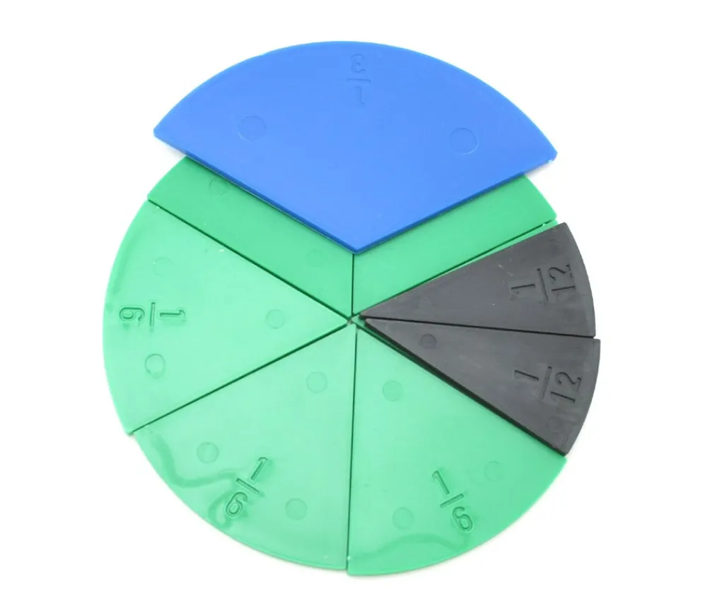 Tout Pour le Jeu Boite 71 portions pour fractions - 10 ronds de 10 cm