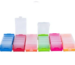 Tout Pour le Jeu Boite à trier cartes rouge de 20 x 9 x 6.5 cm avec intercalaires amovibles