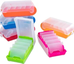 Tout Pour le Jeu Boite à trier cartes vert de 20 x 9 x 6.5 cm avec intercalaires amovibles