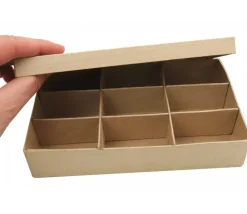 Tout Pour le Jeu Boite carton 9 compartiments 191 x 115 x 38 mm