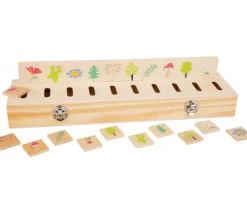 Enfant Tout Pour le Jeu Boite de tri bois nature, animaux, fruits, légumes
