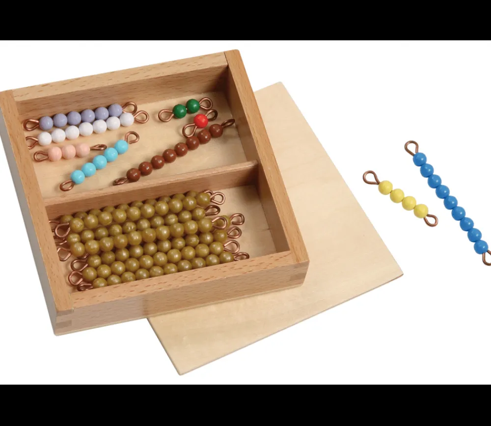 Tout Pour le Jeu Boite individuelle 18 tiges perles Montessori