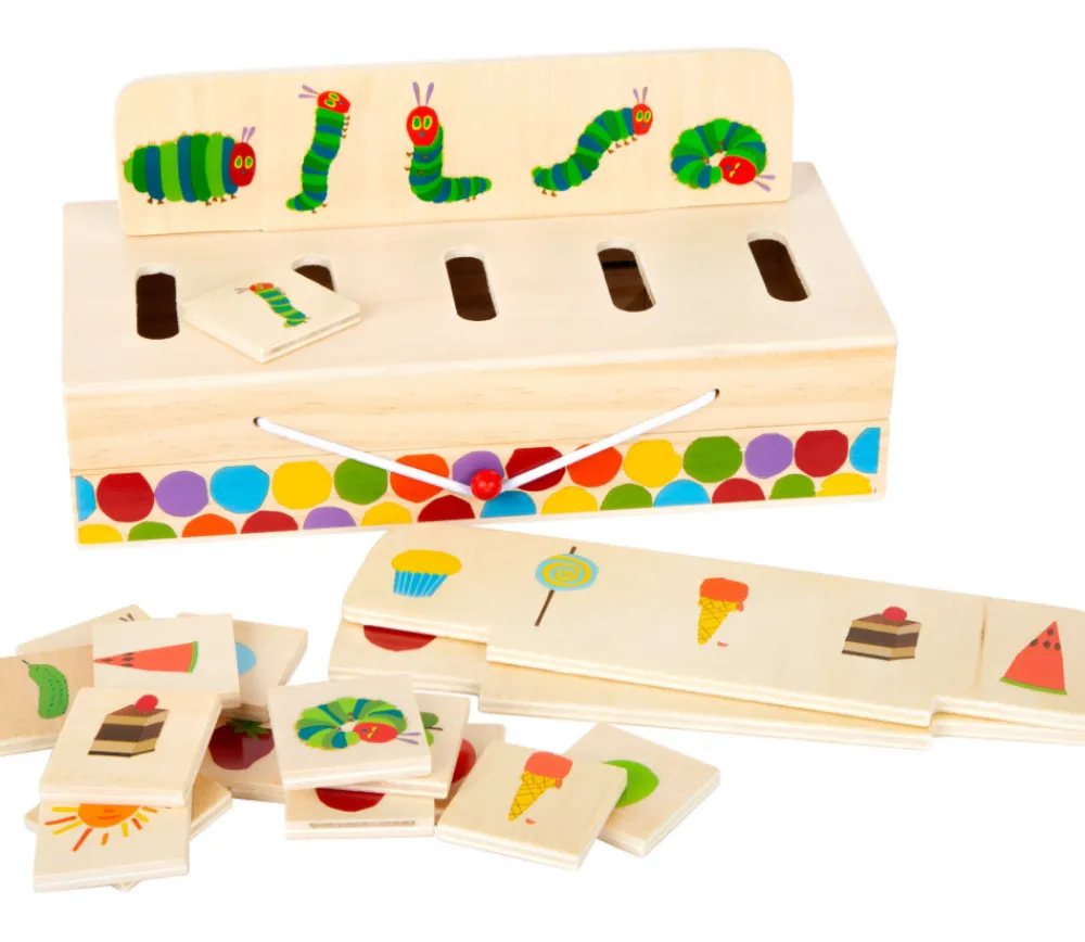 Tout Pour le Jeu Boite jeu tri des images - chenille qui fait des trous