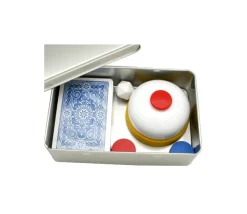 Tout Pour le Jeu Boite métal A6 pour 2 jeux cartes à jouer et accessoires 142 x 103 x 45 mm
