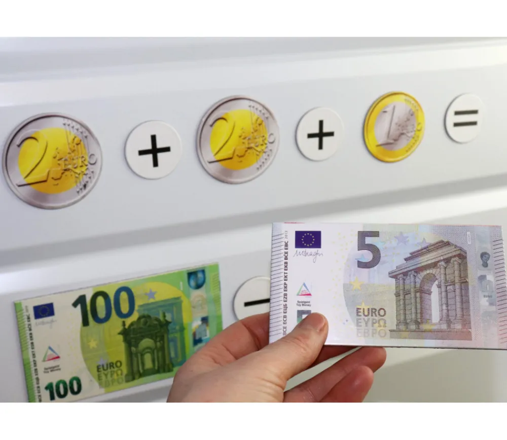 Tout Pour le Jeu boite100 pièces et billets euros magnétiques