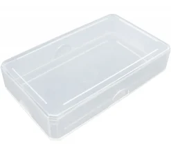 Tout Pour le Jeu Boite plastique 10.3 x 5.8 x 1.8 cm transparente vide pour cartes à jouer