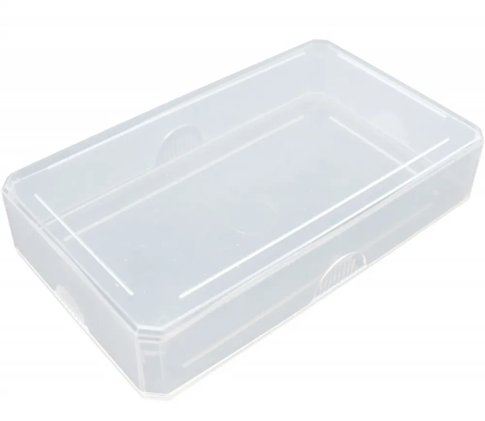 Tout Pour le Jeu Boite plastique 10.3 x 5.8 x 1.8 cm transparente vide pour cartes à jouer