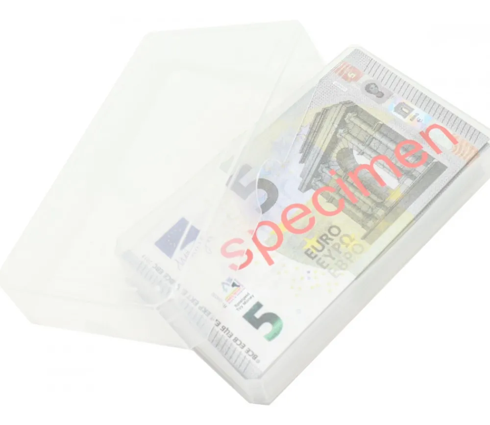 Tout Pour le Jeu Boite plastique 10.3 x 5.8 x 1.8 cm transparente vide pour cartes à jouer