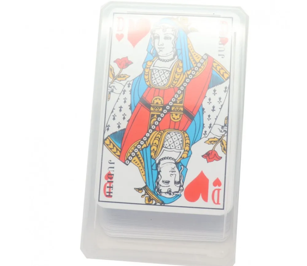 Tout Pour le Jeu Boite plastique 10.3 x 5.8 x 1.8 cm transparente vide pour cartes à jouer
