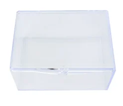 Tout Pour le Jeu Boite plastique cristal 100 cartes à jouer transparentes vide