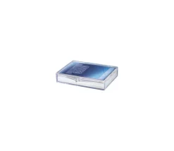 Tout Pour le Jeu Boite plastique cristal 35 cartes à jouer transparentes vide
