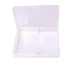 Tout Pour le Jeu Boite plastique double pour 2 jeux 54 cartes à jouer transparentes vide