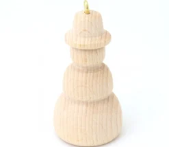 Tout Pour le Jeu Bonhomme de neige en bois 7 cm