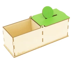 Tout Pour le Jeu Boîte encastrement Montessori 2 zones avec clapet découverte