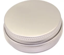 Tout Pour le Jeu Boîte ronde Ø 5.2 cm aluminium avec couvercle à vis métal
