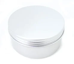 Tout Pour le Jeu Boîte ronde Ø 9.3 cm aluminium avec couvercle à vis