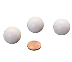 Tout Pour le Jeu Boule 2 cm blanche en bois - bille hêtre diamètre 20 mm