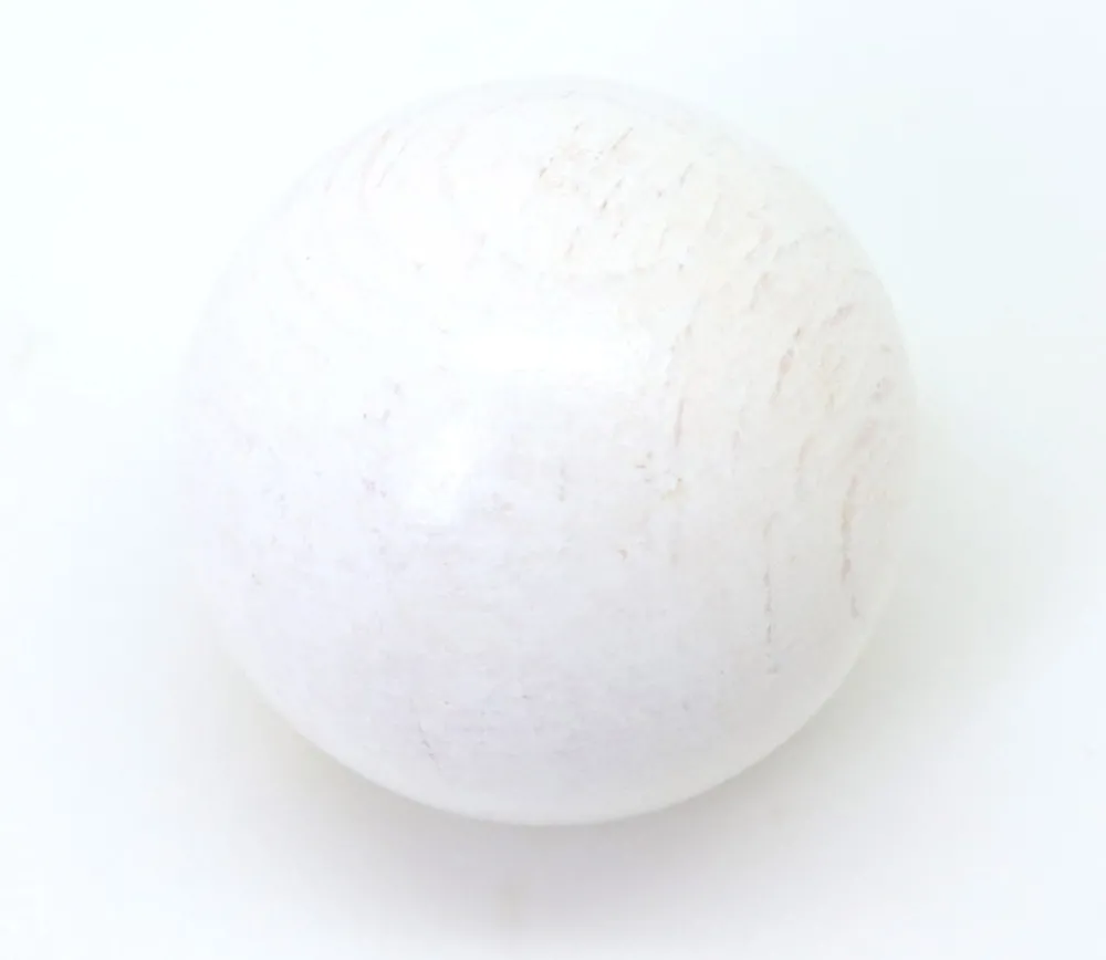 Tout Pour le Jeu Boule 3 cm couleur blanc en bois - bille hêtre diamètre 30 mm