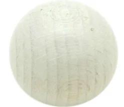 Tout Pour le Jeu Boule 2.5 cm couleur blanche en bois - bille hêtre diamètre 25 mm