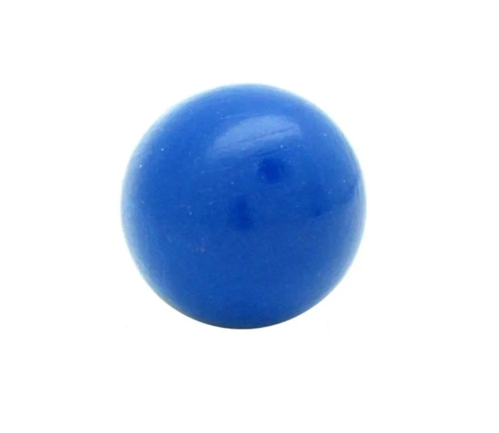 Tout Pour le Jeu Boule 4 cm couleur bleue en bois - grosse bille hêtre diamètre 40 mm