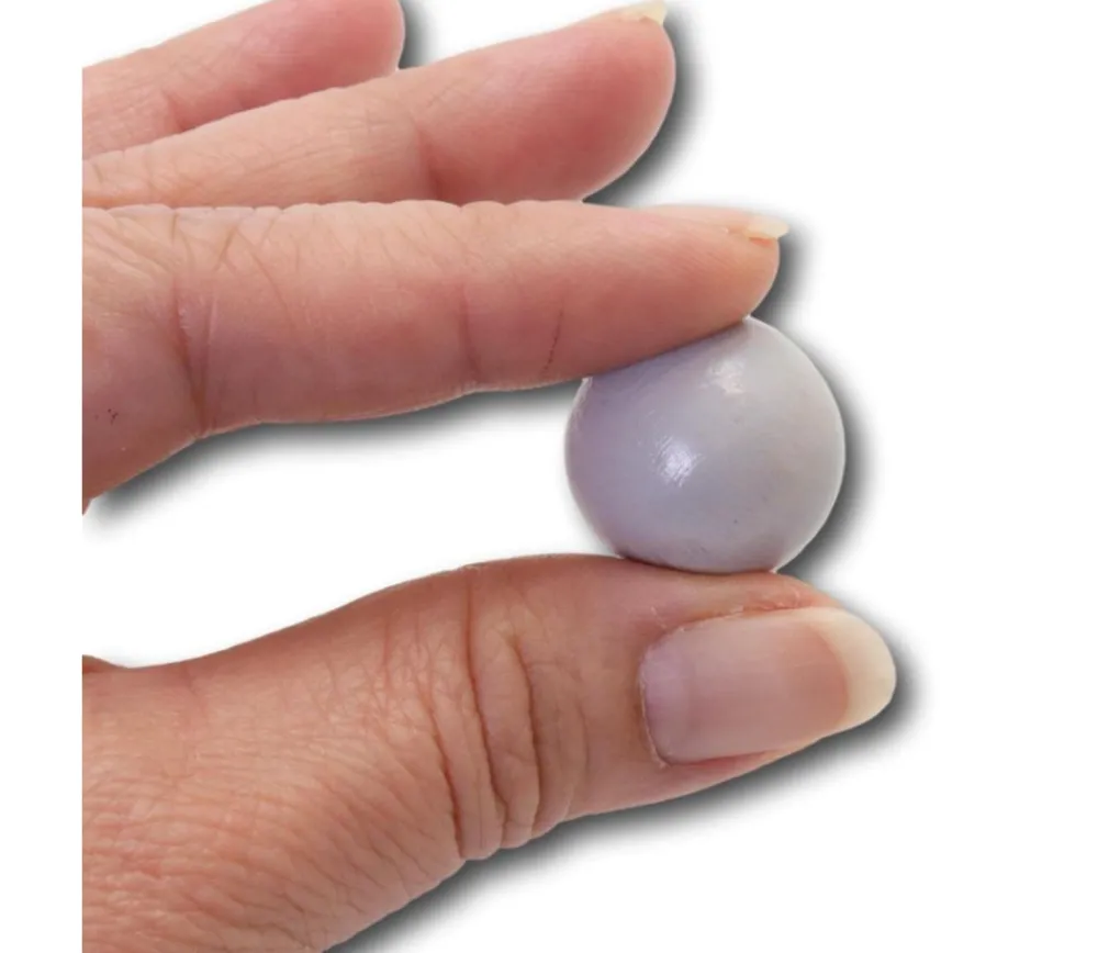 Tout Pour le Jeu Boule 2 cm couleur gris clair en bois - bille hêtre diamètre 20 mm