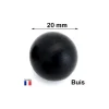 Tout Pour le Jeu Boule 2 cm couleur noire en bois - bille buis diamètre 20 mm
