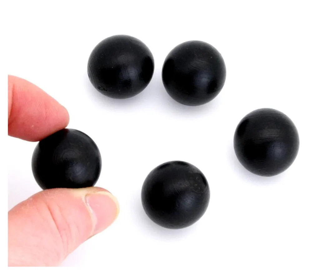 Tout Pour le Jeu Boule 2 cm couleur noire en bois - bille buis diamètre 20 mm