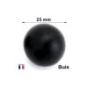 Tout Pour le Jeu Boule 2.5 cm couleur noire en bois - bille buis diamètre 25 mm