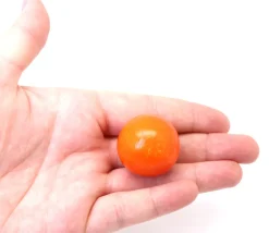 Tout Pour le Jeu Boule 3 cm couleur orange en bois - bille hêtre diamètre 30 mm