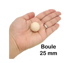 Tout Pour le Jeu Boule 2.5 cm en bois - bille hêtre diamètre 25 mm
