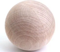 Tout Pour le Jeu Boule 8 cm en bois - grosse boule hêtre diamètre 80 mm