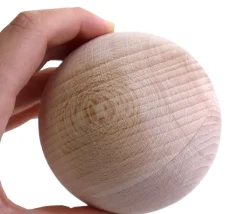 Tout Pour le Jeu Boule 8 cm en bois - grosse boule hêtre diamètre 80 mm