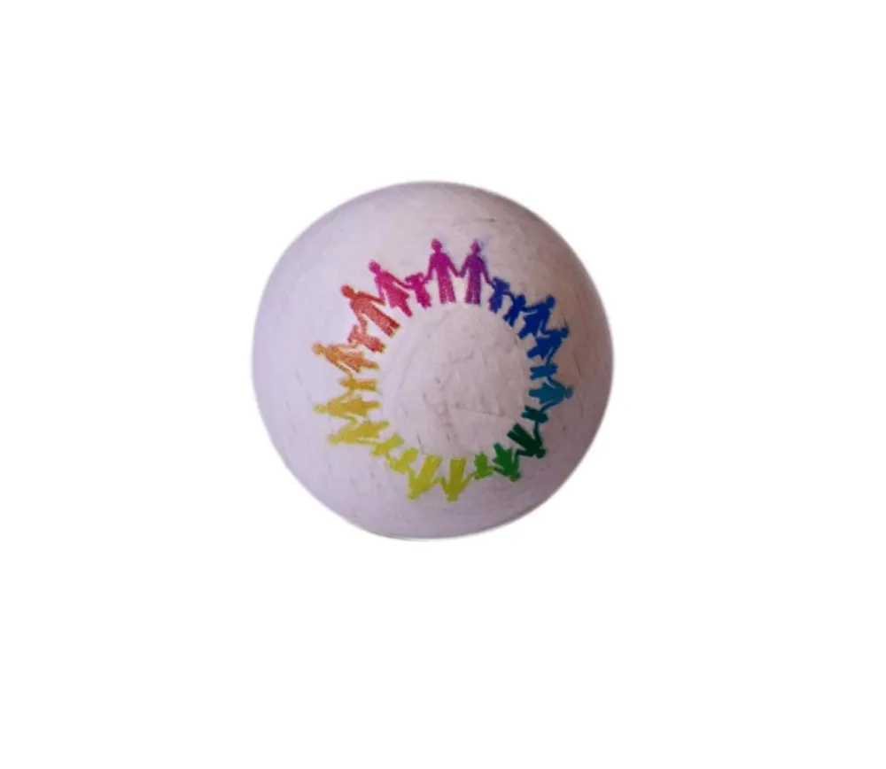 Tout Pour le Jeu Boule bois 3 cm personnalisée à votre image - cochonnet
