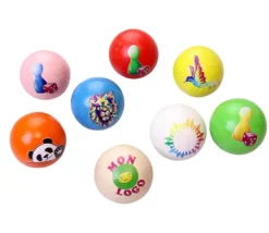 Tout Pour le Jeu Boule bois 3 cm personnalisée à votre image - cochonnet